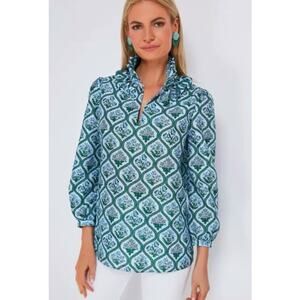 Tuckernuck Medallion Bouvier Blouse Top size XL